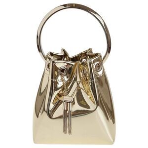 Jimmy Choo Women Jimmy Choo Bon Bon Drawstring Bucket Bag
